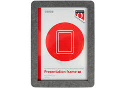 Presentatieframe Quantore A4 gerecycled vilt grijs