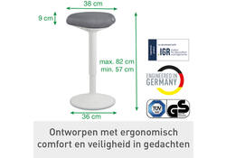 Ergo Elektrische thuiswerkplek set Leitz pakket 3