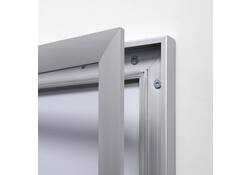 Vitrinebord Quantore luxe 8x A4 B1 gecertificeerd zilver