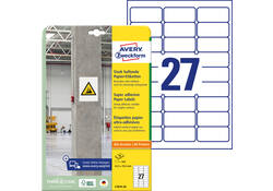 Etiket Avery Zweckform L7874-20 63.5x29.6mm 540 etiketten