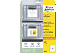 Positioneeretiket Avery Zweckform 8002 160x120mm bedrukt 10 etiketten