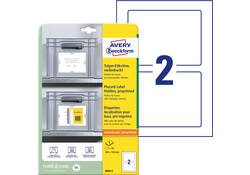 Positioneeretiket Avery Zweckform 8002 160x120mm bedrukt 10 etiketten