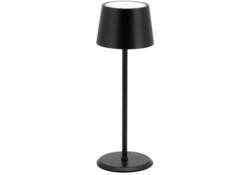 Tafellamp Securit MonteCarlo LED oplaadbaar dimbaar zwart