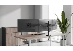 Monitorarm Neomounts NERO 3 schermen DS60 27 inch zwart