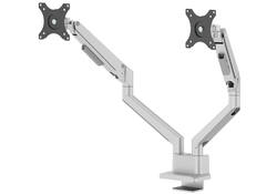 Monitorarm Neomounts NEXT Slim 2 schermen 32 inch zilver