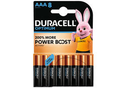 Batterij Duracell Optimum 8x AAA