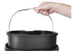 Afvalbak Desq Touch 30 liter RVS zilver
