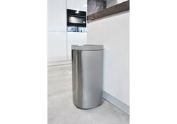 Afvalbak Desq Touch 30 liter RVS zilver