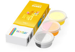 Klei Hey Clay Sunny 3 potjes