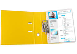 Enveloptas Djois Color Collection A4 horizontaal geperforeerd transp