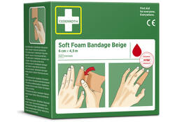 Bandage Cederroth Soft Foam 6cmx4,5m beige