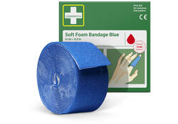 Bandage Cederroth Soft Foam 6cmx4,5m blauw