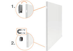 Whiteboard Nobo Infinity randloos 60x90cm