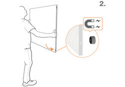 Whiteboard Nobo Infinity randloos 90x120cm