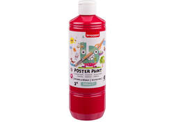 Plakkaatverf Bruynzeel fles à 500ml primair rood