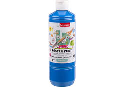Plakkaatverf Bruynzeel fles 500ml lichtblauw