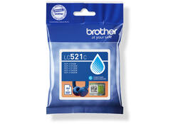 Inktcartridge Brother LC-521C blauw