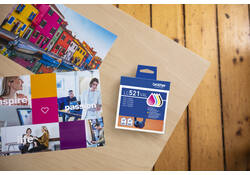 Inktcartridge Brother LC-521 zwart + 3 kleuren