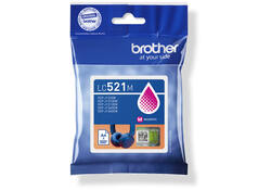Inktcartridge Brother LC-521M rood