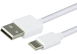 Kabel Green Mouse USB-A to USB-C data Woven - 2m