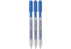 Gelschrijver Sakura Gelly Roll Classic 08 klikfunctie set à 3 stuks blauw
