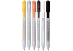 Gelschrijver Sakura Gelly Roll Special 08 klikfunctie set à 6 kleuren