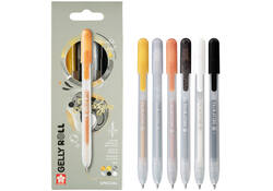 Gelschrijver Sakura Gelly Roll Special 08 klikfunctie set à 6 kleuren