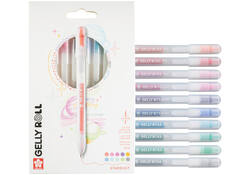 Gelschrijver Sakura Gelly Roll Stardust 08 klikfunctie set à 10 kleuren