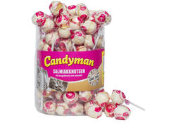 Lolly Candyman Salmiakknotsen 60 stuks