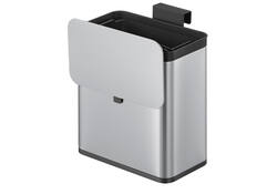 Afvalbak EKO Puro klein 7 liter zilver