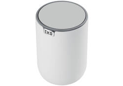 Afvalbak EKO Fandy 2 tafelmodel met swingdeksel 1,5 liter wit