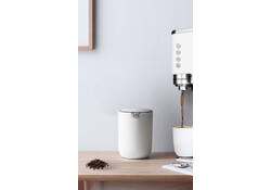 Afvalbak EKO Fandy 2 tafelmodel met swingdeksel 1,5 liter wit