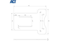 Vesa montage plaat ACT voor AC7150