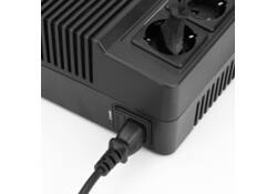 Kabel ACT Netsnoer CEE 7/7 male - C13 zwart 2.5 meter