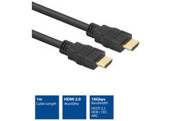Kabel ACT HS v2.0 HDMI-A male - HDMI-A male (AWG30) 1 meter