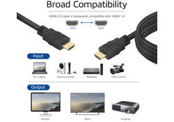 Kabel ACT HDMI ETH4K M/M zwart 2 meter