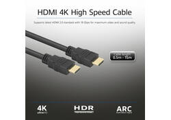 Kabel ACT HS v2.0 HDMI-A male - HDMI-A male (AWG30) 5 meter