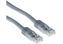Kabel ACT U/UTP CAT6 patchkabel RJ45 Grijs 10 meter