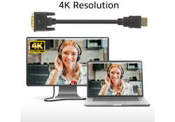 Kabel ACT HDMI DVI 18+1 pin M/M zwart 2 meter