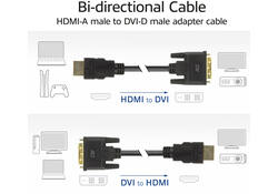 Adapterkabel ACT HDMI-A male naar DVI-D male 1 meter