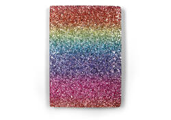 Notitieboek Paperclip Rainbow A5 lijn 96 vel 100gr glitter