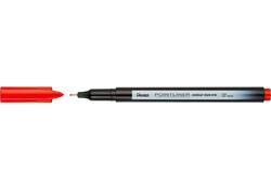 Fineliner Pentel Pointliner S40-B fijn rood
