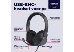 Hoofdtelefoon Trust Ayda Max USB-ENC
