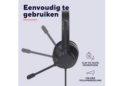 Hoofdtelefoon Trust Ayda Max USB-ENC