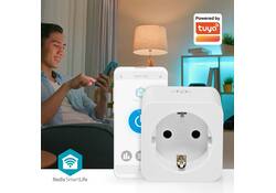 Slimme stekker Nedis Smartlife Wifi 3 stuks wit