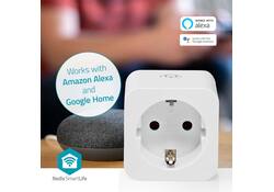 Slimme stekker Nedis Smartlife Wifi 3 stuks wit