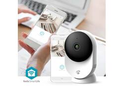 Beveiligingscamera Nedis Smartlife Wifi indoor 3MP Full HD 1296p wit
