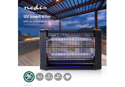 Insectenlamp Nedis electrisch 2x8watt 50M2 zwart
