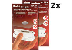 Montageset Alecto voor rookmelders magneetplaat 2 stuks MK-2 TWIN