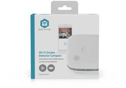 Rookmelder Nedis Smartlife Wifi 10 jaar sensor wit